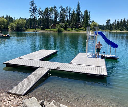 Floating Dock Design and Installation materials decking - Kalispell Montana Northwest U.S.